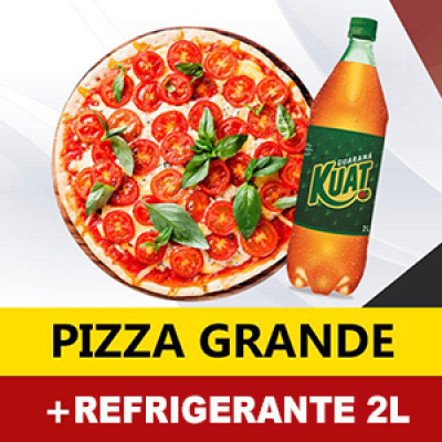 1 Pizza Grande + Refrigerante 2L